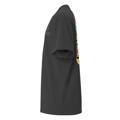 Nightshades St Tropez Oversized faded t-shirt (Multi color) — Faded Black / S