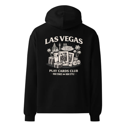 Play Cards Las Vegas Unisex Oversized hoodie