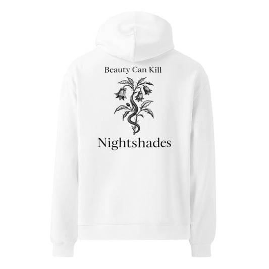Nightshades Night Garden Unisex Oversized Hoodie